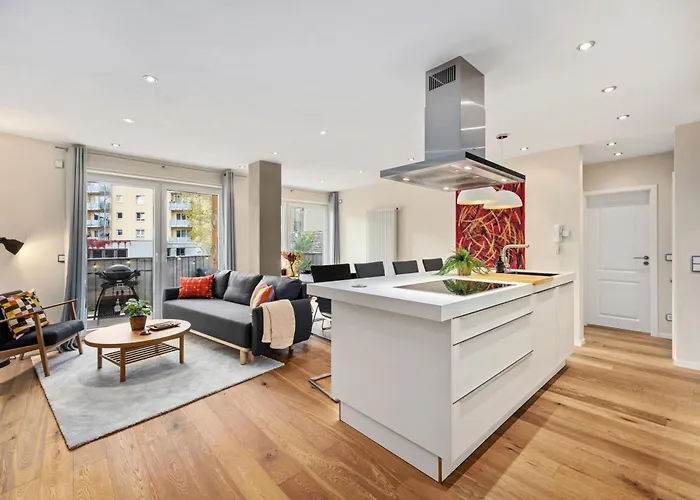 Edler Wohnraum Schwanenteich-Suite Mit Balkon, Kaffeevollautomat, Lift & Parkplatz